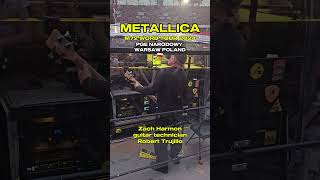 Zach Harmon guitar tech Metallica and Robert Trujillo M72 World Tour Warszawa Poland PGE Narodowy [upl. by Adnuhsar529]