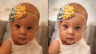 Natural Light Baby Portrait Editing Lightroom Workflow [upl. by Juliane]