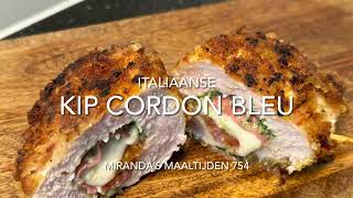 Italiaanse kip cordon bleu MM 754 [upl. by Nedyrb]