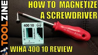 How To Magnetize a Screwdriver  Wiha Magnetizer  Demagnetizer Review [upl. by Amalita576]