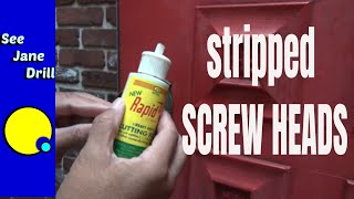 How to Remove Damaged and Rusted Screws FAST [upl. by Eneli]