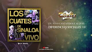 Los Cuates De Sinaloa Ft Banda La Llegadora  Diferencias Sociales En Vivo [upl. by Omiseno]