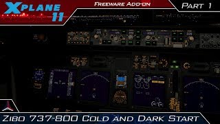 XPLANE 11 BOEING 737800 START UP TUTORIAL [upl. by Cerveny]