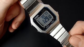 Casio B650WD how to set time and date and review [upl. by Treblah]