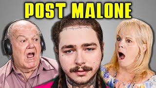 ELDERS REACT TO POST MALONE Psycho Rockstar White Iverson [upl. by Akirrehs]