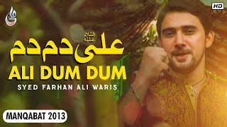 Farhan Ali Waris  Ali Dum Dum  Manqabat  2013 [upl. by Ecinnahs]