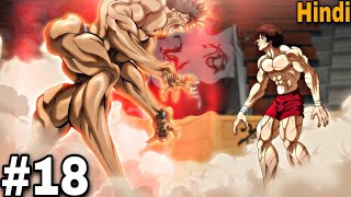 Baki hanma season 2 episode 18 Explained In Hindi  baki Hanma son of ogre Season 2 episode 18 [upl. by Yuu]