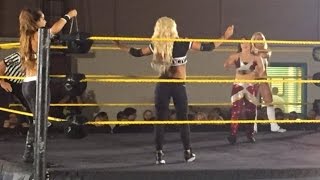 WWE NXT Nikki Storm amp Mandy Rose VS Liv Morgan amp Aliyah Nikki Storm NXT Debut [upl. by Wieche]