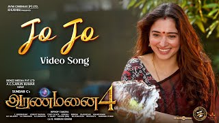 Jo Jo  Video Song  Aranmanai 4  SundarC  Tamannaah  Raashii Khanna  Hiphop Tamizha [upl. by Maggs598]