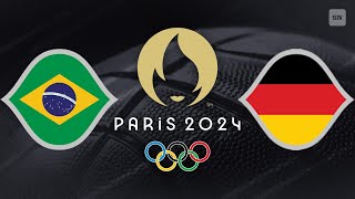 JJOO PARIS 2024 Brasil vs Alemania Grupo B SIMULACIÓN NBA2K24 [upl. by Siravat]