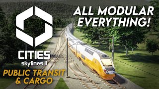 Public Transit and Cargo are DEEP and MODULAR in Cities Skylines 2 [upl. by Jonah]