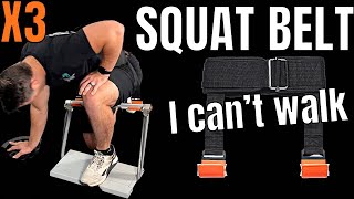 X3 Squat Belt Review Brings Legs to Absolute Failure [upl. by Lenny662]