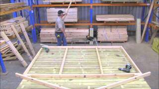 How to Build a Cubby House Back Wall frame part 2 [upl. by Guillaume266]