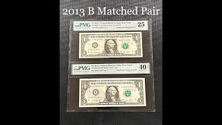 Recent Currency Fancy Serial Number Pickups—Including 2013 B Matched Pair [upl. by Lindsey357]