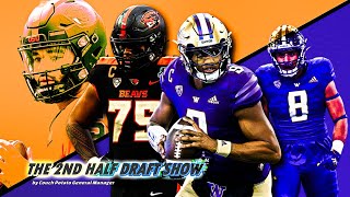 2024 NFL Two Round Mock Draft with TRADES  The 2nd Half Draft Show Ep 65 [upl. by Ahl]