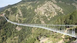 Pont tibétain de Canillo ANDORRE [upl. by Lesko963]