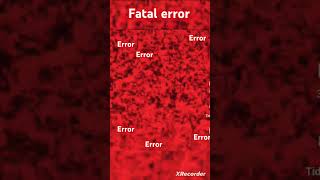 The fatal error sonicfatalanimzerrorerror [upl. by Sachiko]