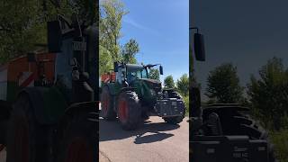 Fendt 724 vario mit Amazone Düngerstreuer [upl. by Yrrum]