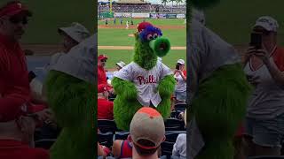 Philly fanatic puts on a show Baltimore vs Phillies Spring Training 2024 [upl. by Bish]