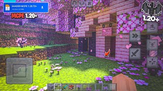 New Shaders For Minecraft Pe v12081  121  Shader MCPE 12080 [upl. by Graniah885]