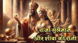 राजा सुलैमान और शीबा की रानी की कहानी 1 राजा 10 । King Solomon and the Queen of Sheba biblestory [upl. by Aloek]