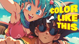 How to color your drawings  Anime CelShading method [upl. by Eizeerb]