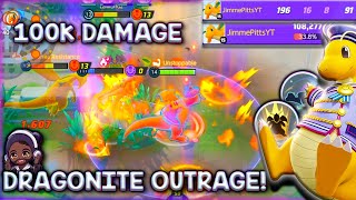 Dragonite outrage Hits HARD 100k dmg 16kos   Pokemon unite ranked gameplay 🐉 [upl. by Hanoj]