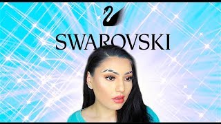 Brow Trend Bling Brows using Swarovski crystals [upl. by Borchert]