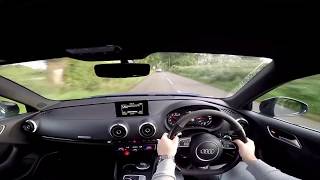 Audi Rs3 400bhp drive and sound BRUTAL LAUNCH CONTROL [upl. by Chirlin989]