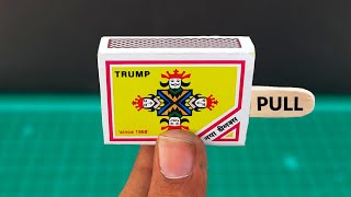 Amazing matchbox toy  matchbox magic trick  how to make an easy toy [upl. by Wimsatt]