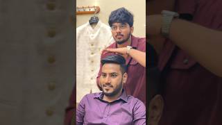 CONTACT 9003069771 RECEPTION GROOM MAKEOVER chennaimakeoverartistry menhairstyle hairstyle [upl. by Gelasius]