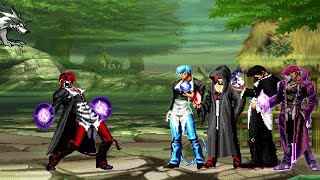 Infinite Mugen Gaming Orochi Yagami AD Vs Iori Yagami Team [upl. by Onitnatsnoc]