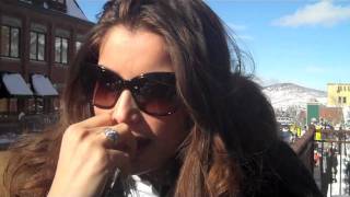 Italians In film interview with Laetitia Casta  Sundance Film Fest [upl. by Tare425]