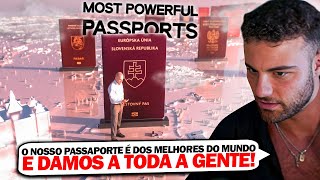 WINDOH E RAFA REAGEM AOS PASSAPORTES MAIS PODEROSOS DO MUNDO [upl. by Aihsemak372]