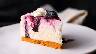 Worlds Best Eggless Cheesecake  Blueberry Cheesecake Recipe  Mothers Day Special [upl. by Razid]