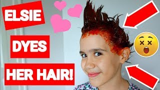 ELSIE DYES HER HAIR😳 19 VLOG [upl. by Anniroc]