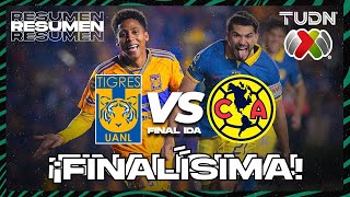 Resumen y goles  Tigres vs América  AP2023  Final IDA  TUDN [upl. by Anairda]