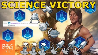 How Civ 6 PROS Win Science Victory in Multiplayer FAST [upl. by Landan343]