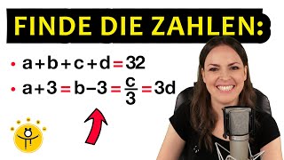 Findest DU die gesuchten Zahlen – Zahlenrätsel Textaufgabe [upl. by Vacuva]