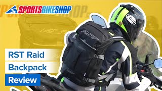 RST Raid motorcycle backpack review  Sportsbikeshop [upl. by Flanders]