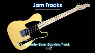 Country Blues Guitar Backing Track C [upl. by Lamrert286]