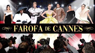 100 LOOKS DO FESTIVAL DE CANNES OU VIROU FAROFA esperava glamour e recebemos bagunça [upl. by Weixel]