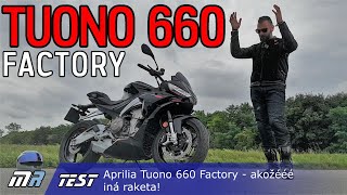 Aprilia Tuono 660 Factory 2022  akožééé iná raketa  motoridesk [upl. by Akinot]