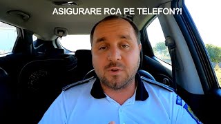 Poti sa prezinți polițistului ASIGURAREA RCA și pe telefon [upl. by Osterhus]