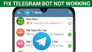 How To Fix Telegram Bot Not Working 2024 Telegram Bot problem solved [upl. by Gentilis38]