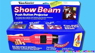 SpiderMan ViewMaster Show Beam Projector Commercial Retro Toys and Cartoons [upl. by Trubow]