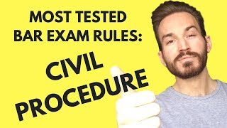 Most Tested Bar Exam Rules Civil Procedure [upl. by Lohrman]