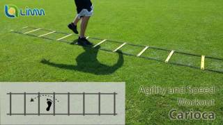 Agility Ladder Drills Carioca [upl. by Vashtia]