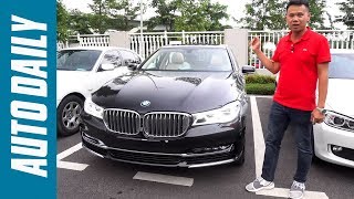 Thử tính năng lùi tự động trên BMW 740Li 2018 AUTODAILYVN [upl. by Ylrae]