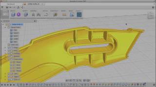 Autodesk Fusion 360 Create Thin Web Features [upl. by Nored]